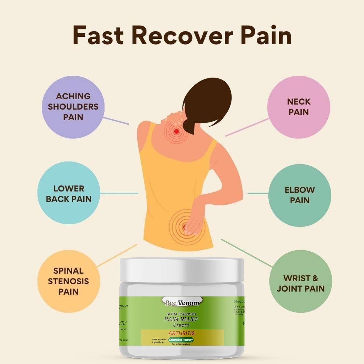 BeeTherapy™ #1 Bee Venom Pain Relief Cream 100g | (Pack Of 2)🔥