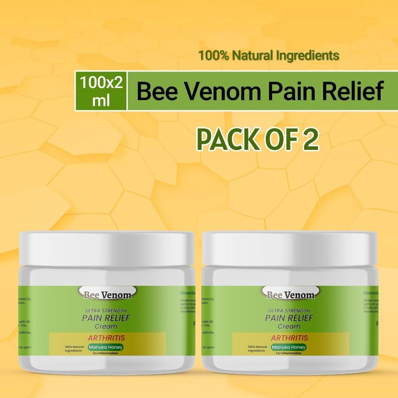 BeeTherapy™ #1 Bee Venom Pain Relief Cream 100g | (Pack Of 2)🔥