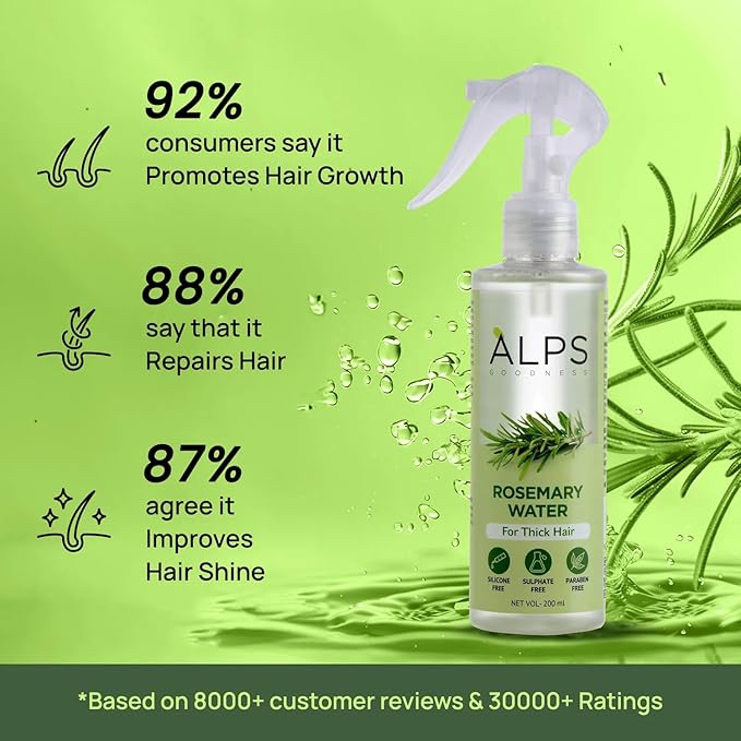 Rosemary Water, Hair Spray For Regrowth🌿  (Pack of 3)100ml